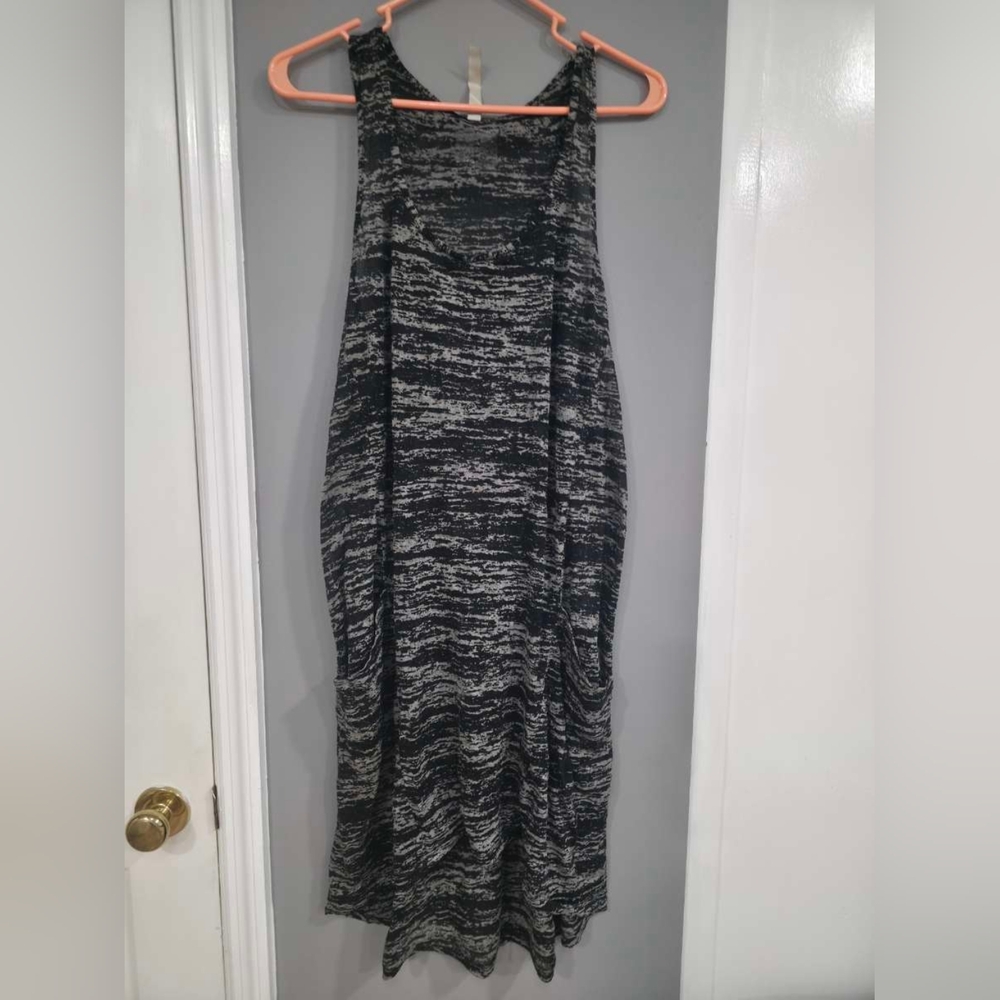 Elegant Black and Gray Women's Dress